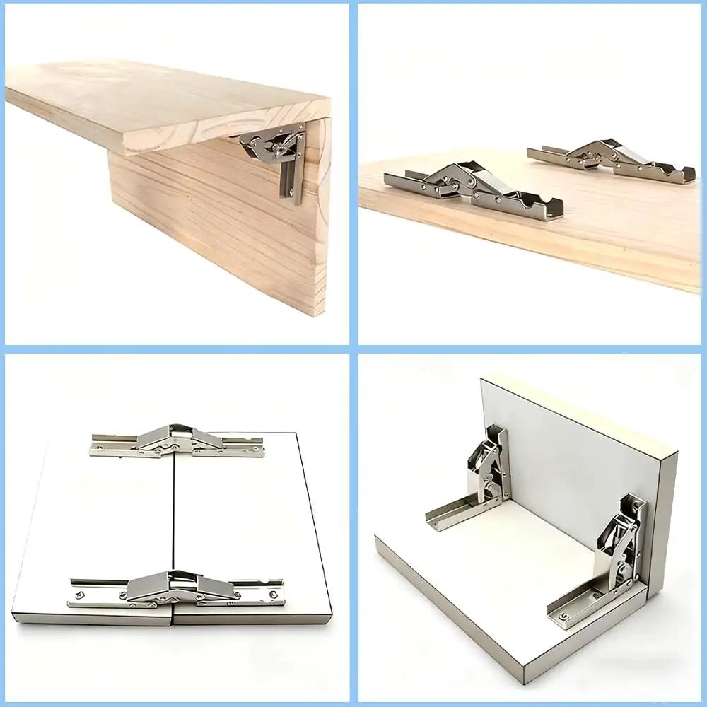 Sleek Invisible Concealed Hydraulic Buffer Cabinet Hinges for Effortless Quiet Closing and Space Saving Design on wooden panels