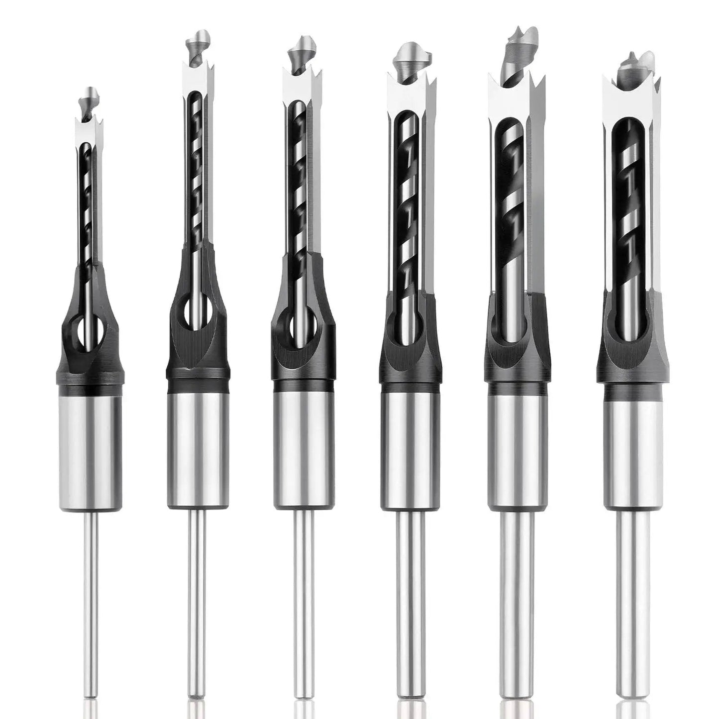 Square Hole Mortise Drill Bit Set For Mortising Machines And Drill Presses Delivers Clean Square Holes In Hardwood And Engineered Wood Not