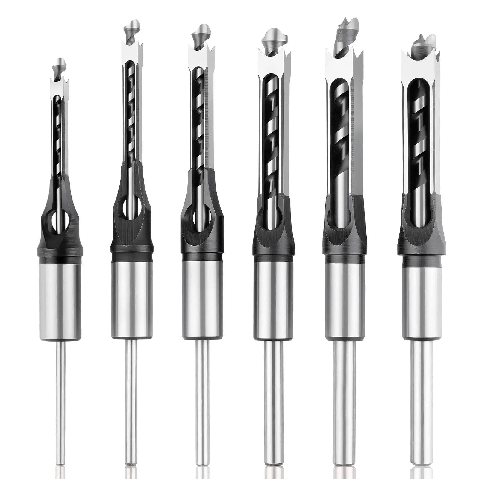 Square Hole Mortise Drill Bit Set For Mortising Machines And Drill Presses Delivers Clean Square Holes In Hardwood And Engineered Wood Not