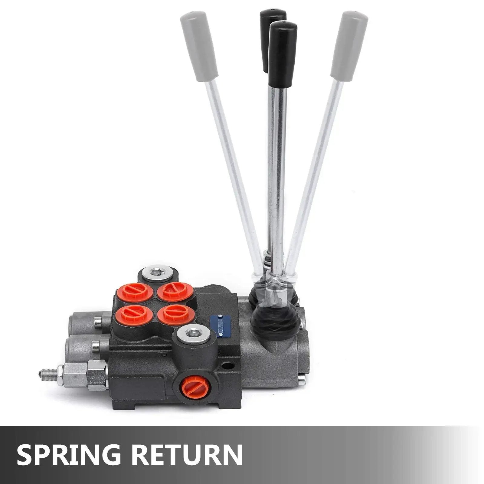 Two Spool Hydraulic Directional Control Valve For Double Acting Cylinders Heavy Duty Construction with Spring Return