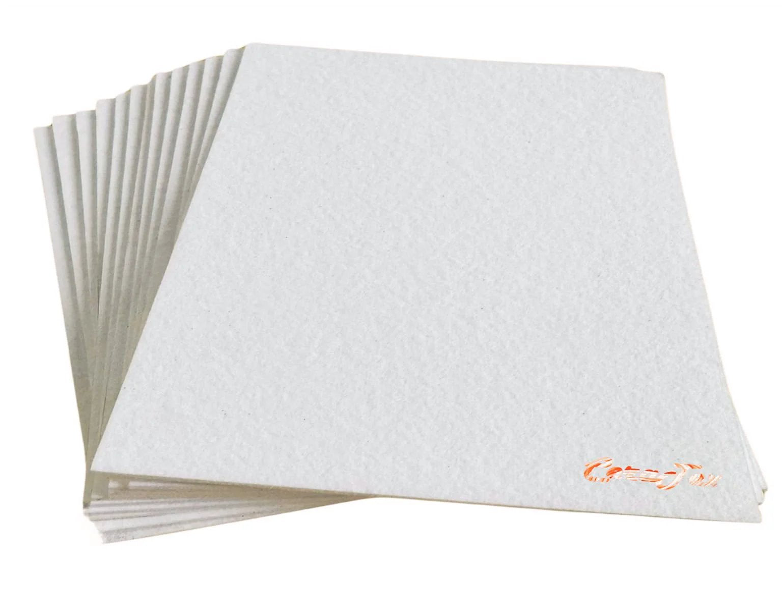 Ceramic Fiber Paper For Kilns And Furnaces 1/8 Inch Thick 11 By 12 Inch Pack Of 10 Sheets Lightweight And Flexible Easy To Cut High Temperature Insulation Up To 2300 F Gasket Or Liner For Kiln Stove Furnace Glass Fusing CeraTex 3170