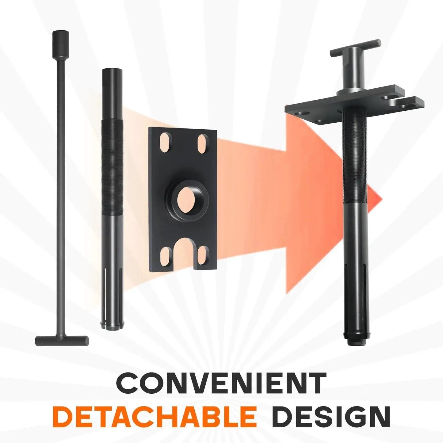 Heavy Duty Gimbal Bearing Puller And Installer Kit For Mercruiser Alpha One Bravo MR OMC Volvo Sterndrive Marine Applications with detachable design