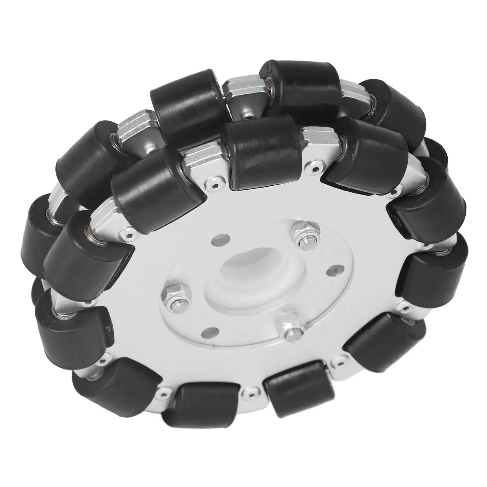 Double Aluminum Omni Wheel 127mm Premium Omni Directional Wheel With 360 Degree Rotation For Robot Replacement Parts