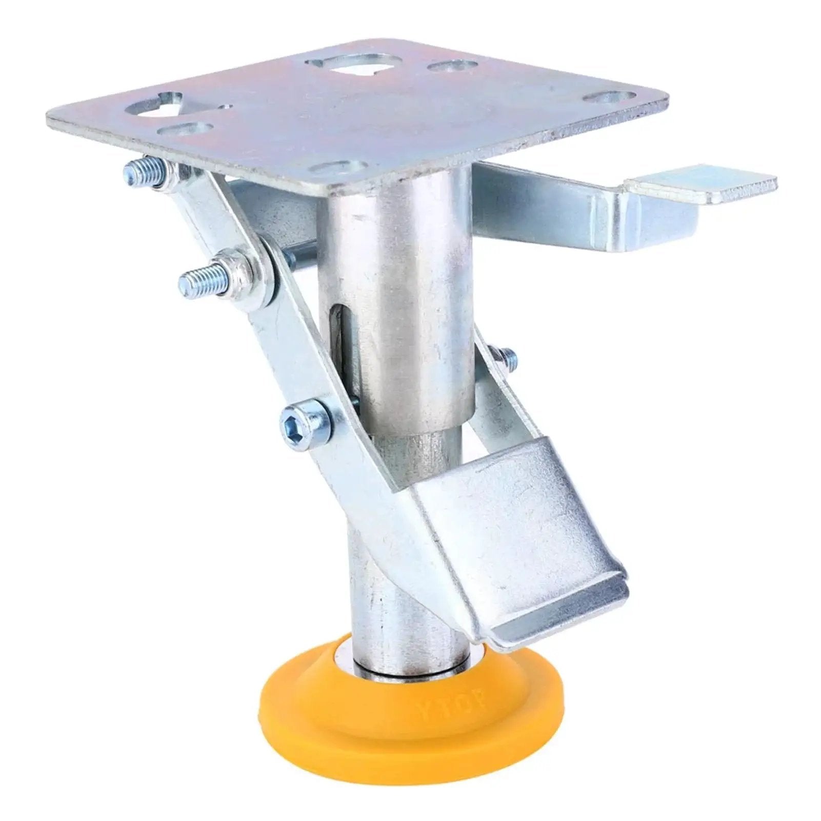 Floor Lock For Carts With Brake Function And Height Adjustable Load Lock Manganese Steel Cart Stopper with TPU Anti Slip Pad