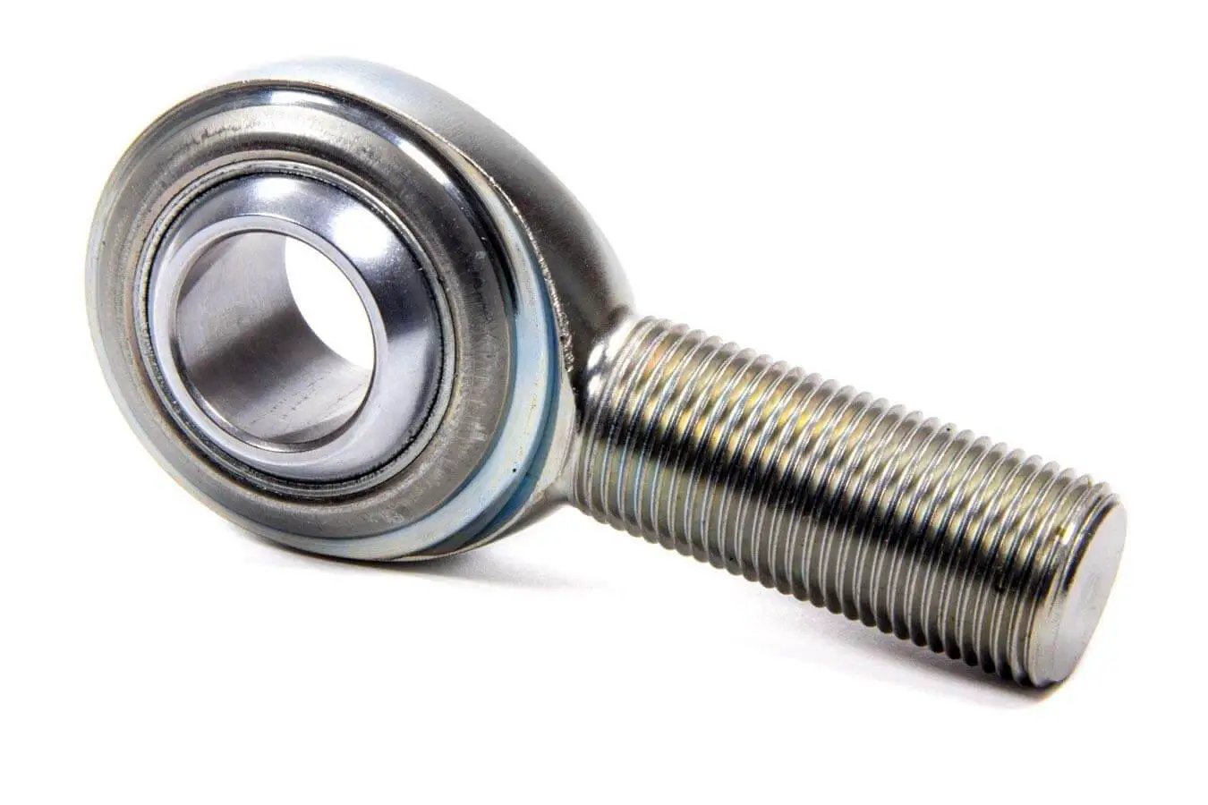 VCAM Economy Series Rod End Spherical Bearing 3/4 In Bore With 3/4-16 Right Hand Male Thread PTFE Lined Steel Zinc Oxide close-up