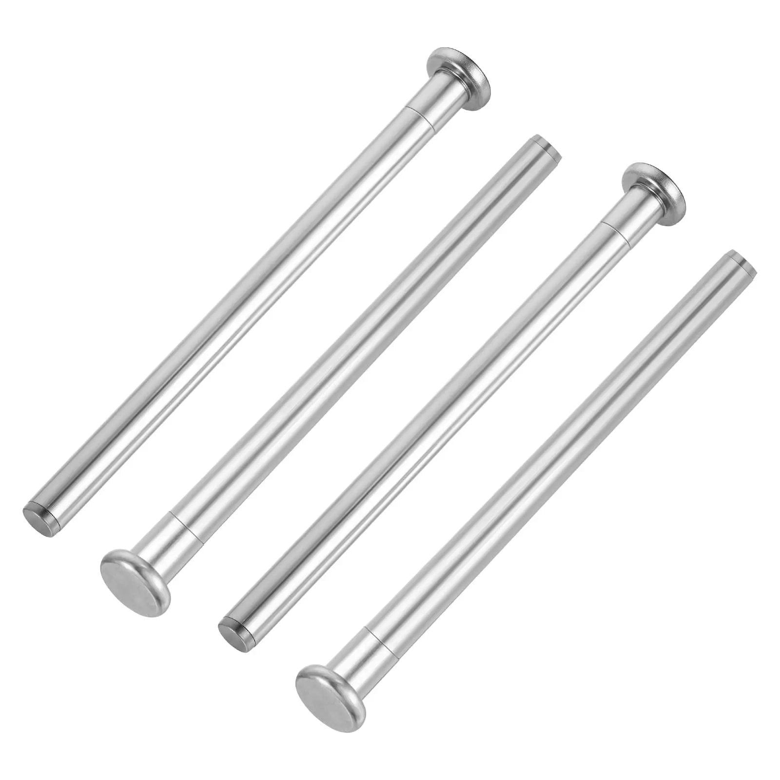 Four Pack Three Point Five Inch Door Hinge Pins Stainless Steel Replacement Kit For Interior Doors DIY Ready Hinge Bushing Repair Set