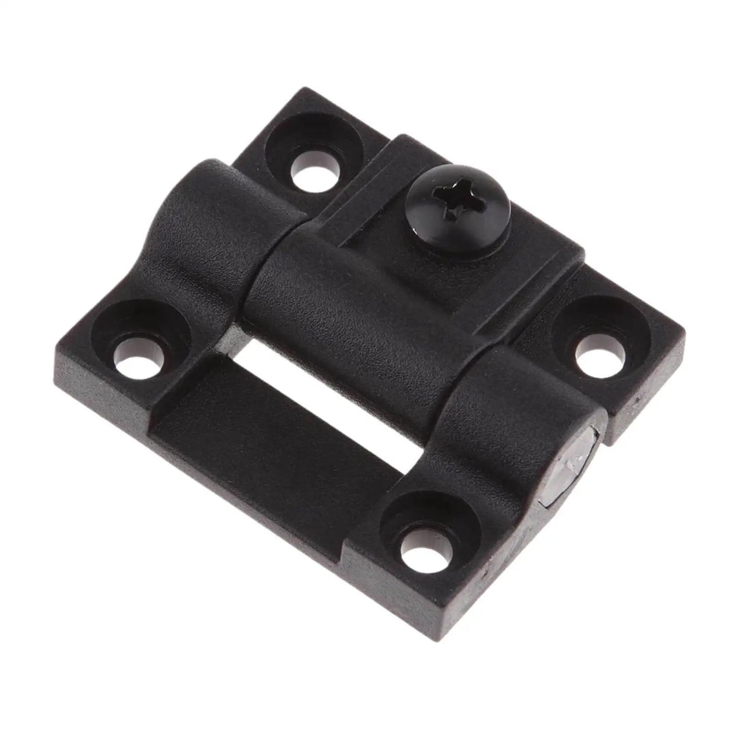 Black Adjustable Torque Door Hinges 4 Hole Sliding Bearing Hardware For Quiet Smooth Operation Position Control