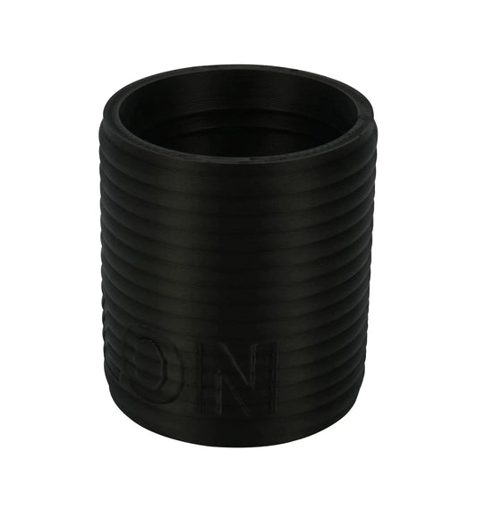 Vacuum Hose Coupler Accessory OD 2.2 In ID 2.0 In CCW Thread For A Snug Fit Black 3D Printed Made In USA Fits RIDGID 1 7 8 In 10 Ft Dual Layer Hose 24608