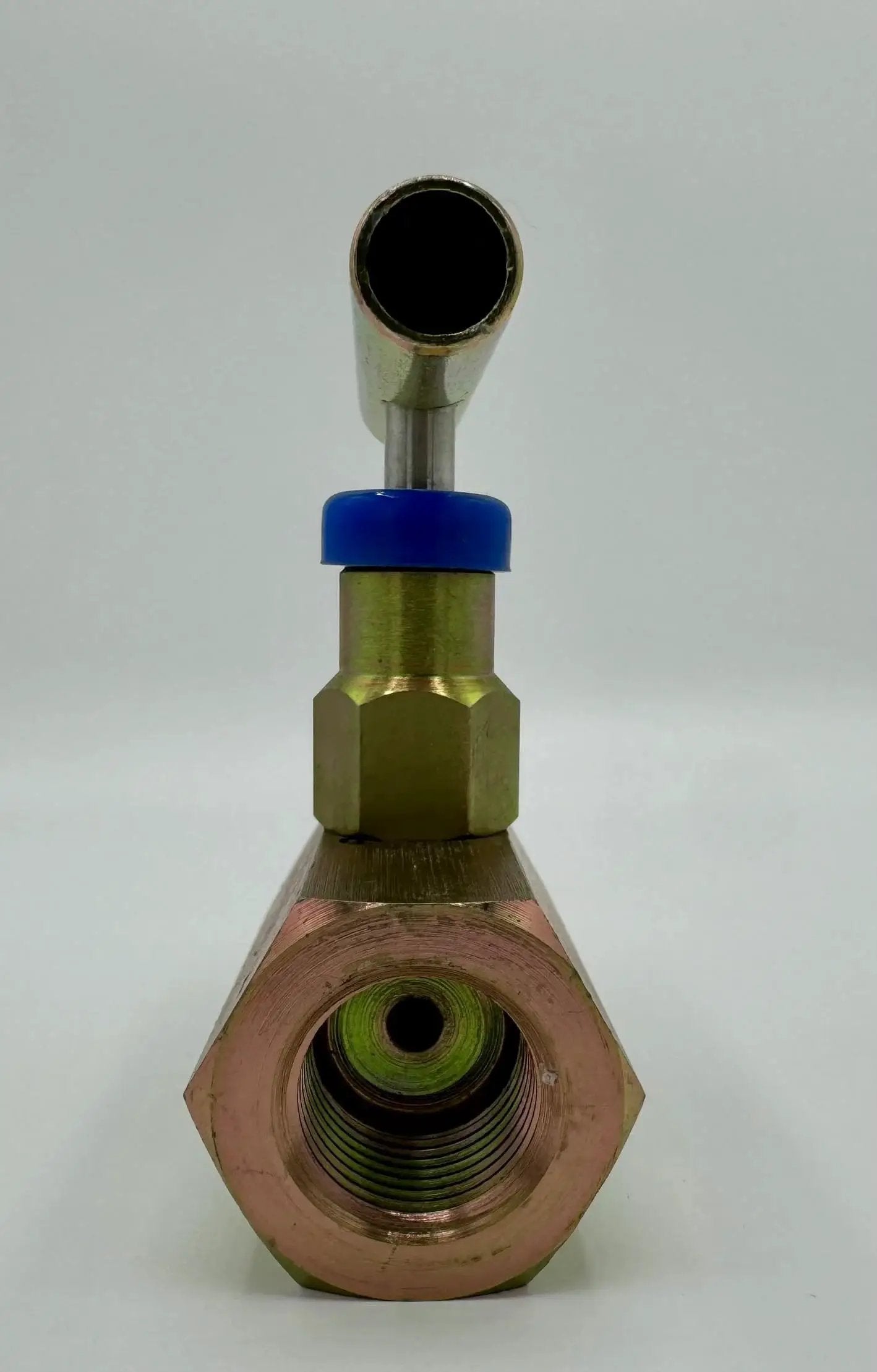 Front view of High Pressure Needle Valve One Half NPT Carbon Steel NACE Compliant MXF for Industrial Fluid Control