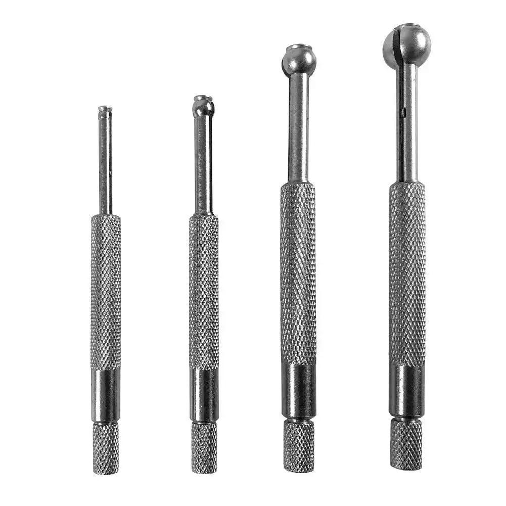 Precision Small Hole Bore Gauge Set Telescoping Full Round Bore Four Piece Built From 65 Mn Steel And Heat Treated For Superior Strength
