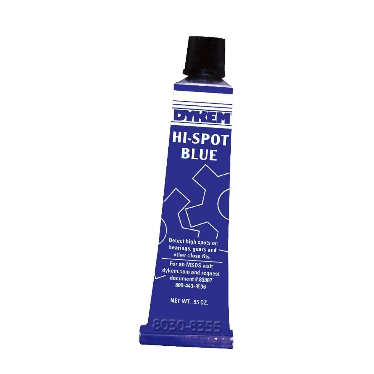 Hi-Spot Blue Marking Paste For Bearings And Mating Surfaces, Precision Indicator That Highlights High Spots, 0.55 Oz Tube, HHIP 8030-8355