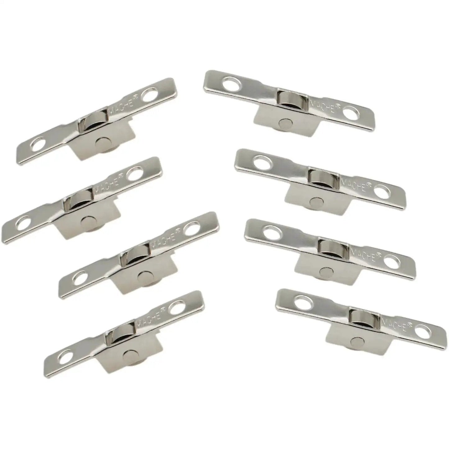 Eight Piece Sliding Window Roller Wheel Set Silver Metal Wheels For Windows And Cabinets Durable Metal Construction