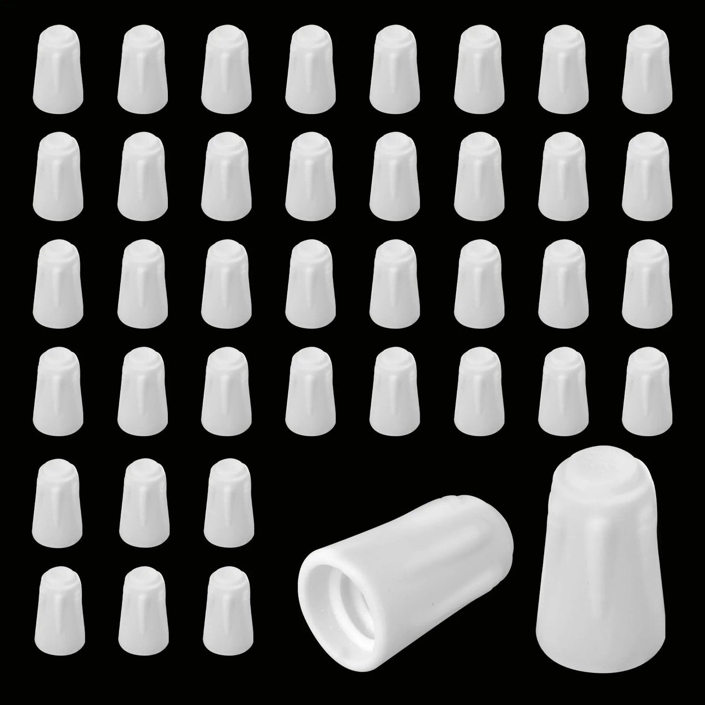 40 Pack High Temperature Ceramic Wire Connectors With Insulated Porcelain Twist Caps For Small Electrical Wires Durable Ceramic Nuts For Electric Heating Systems Ovens Heaters And Quick DIY Repairs