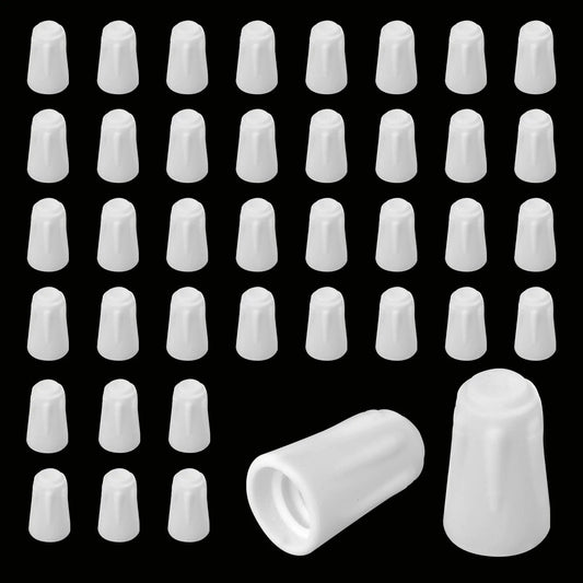 40 Pack High Temperature Ceramic Wire Connectors With Insulated Porcelain Twist Caps For Small Electrical Wires Durable Ceramic Nuts For Electric Heating Systems Ovens Heaters And Quick DIY Repairs