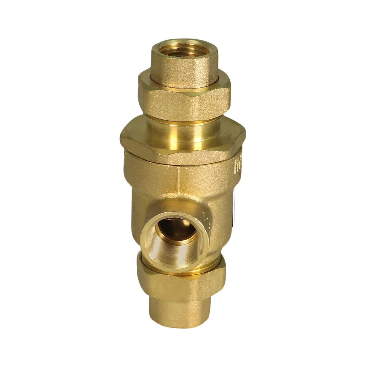 Backflow Preventer Valve for Hydronic Heating Systems One Half Inch FIP Heavy Duty Cast Iron Lead Free And Corrosion Resistant