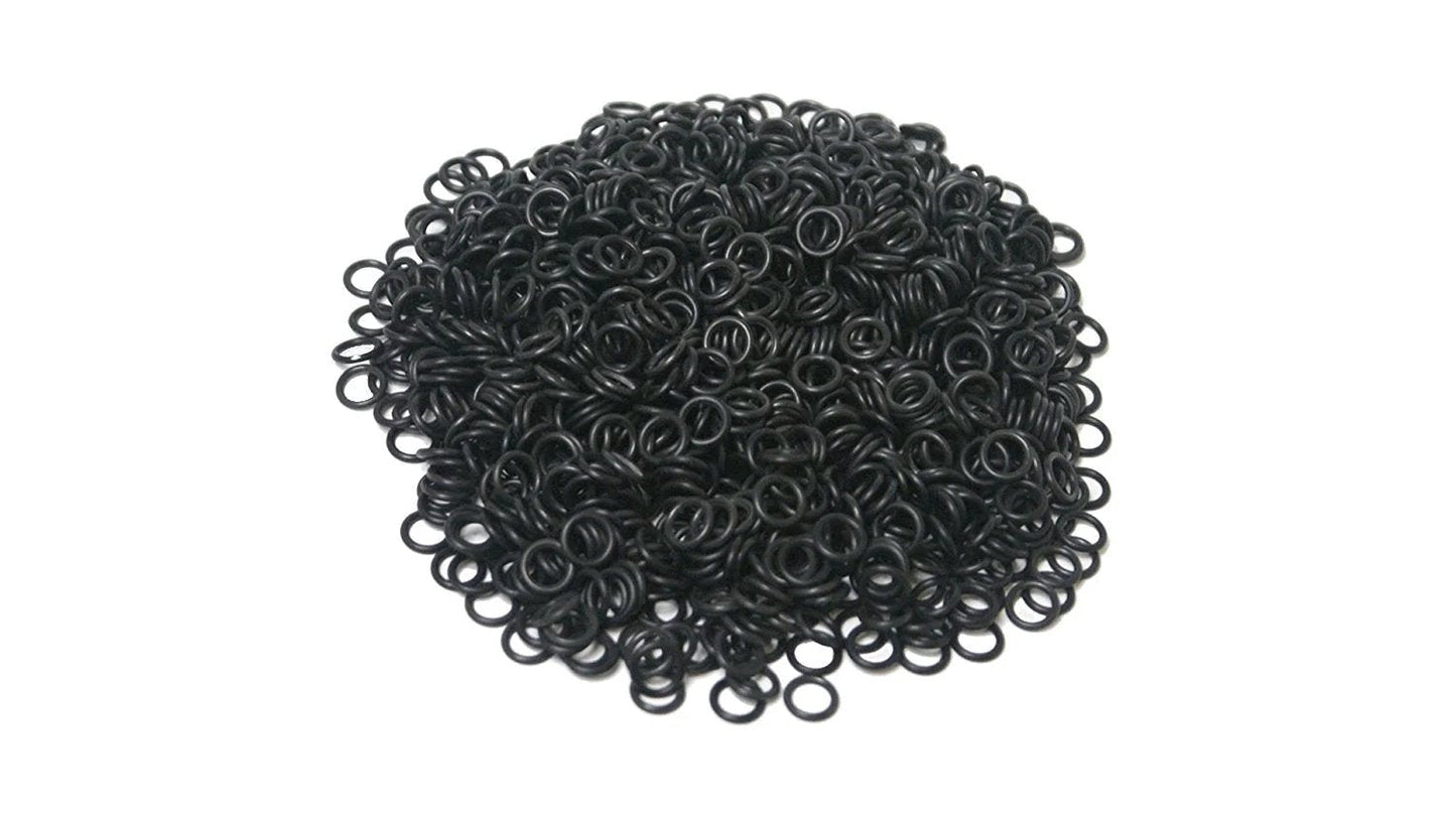 Three Eighths Inch Inside Diameter Nine Sixteenths Inch Outside Diameter Buna Nitrile O Ring 70 Durometer Oil Resistant Pack 250