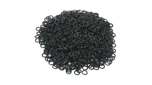 Three Eighths Inch Inside Diameter Nine Sixteenths Inch Outside Diameter Buna Nitrile O Ring 70 Durometer Oil Resistant Pack 250