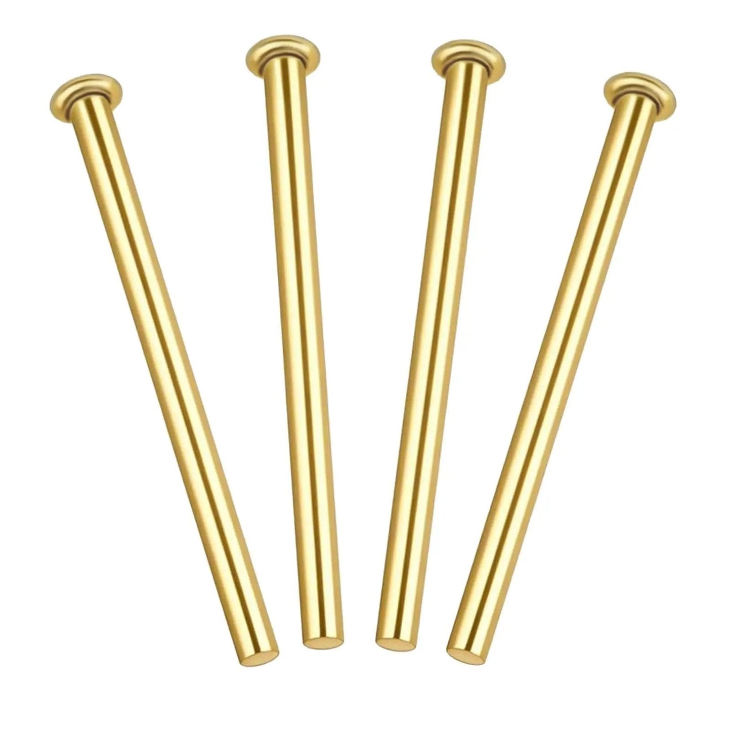 Four Pack Three Point Five Inch Interior Door Hinge Pins Stainless Steel Self Closing Security Pins for Replacing Internal Safety Hinges