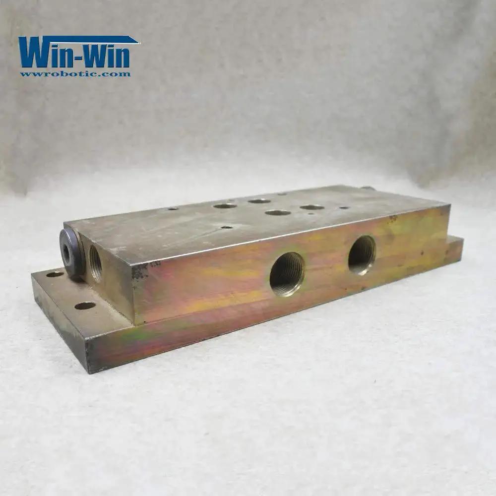 Hydraulic Manifold Top Mount For Waterjet Cutter Intensifier Pump 60k Flow Spare Part For Water Jet Cutting Machine