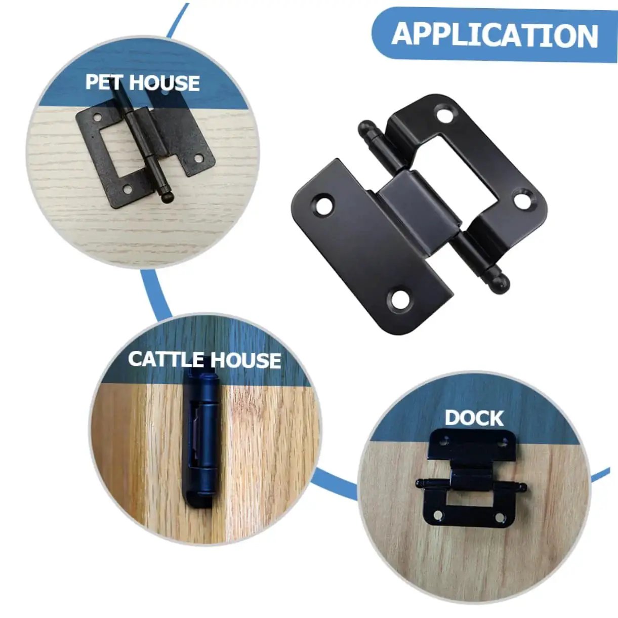 Heavy Duty Cabinet Door Hinges Set Of 10 For Replacement Durable Iron Construction shown for various applications