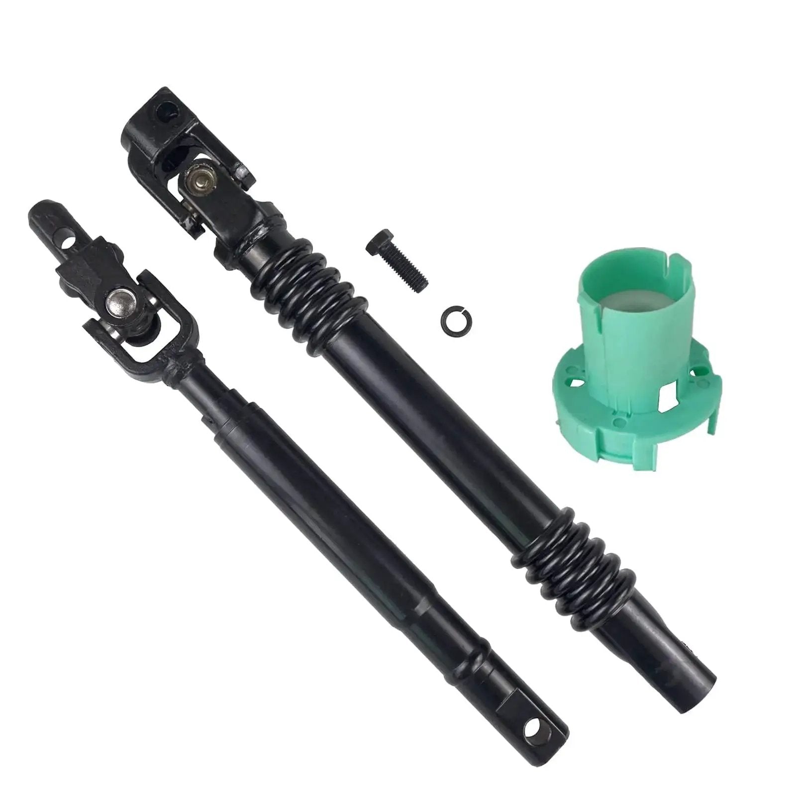Upper And Lower Steering Shaft With Bearing For Chevy Silverado Suburban Yukon, showing full kit with components.