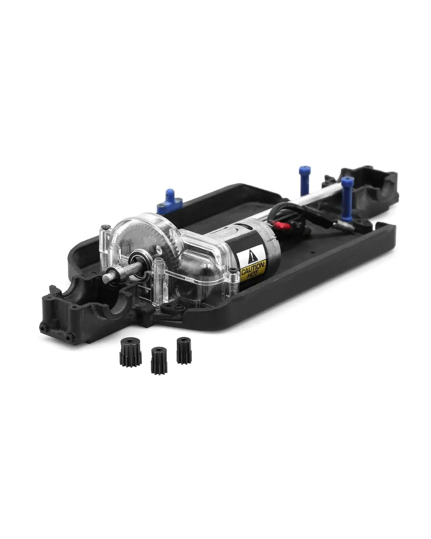 Tough As Nails Hardened Steel Pinion Gear For 1 18th Scale RC Cars 48DP 14T 2.0mm Bore installed in Traxxas LaTrax chassis