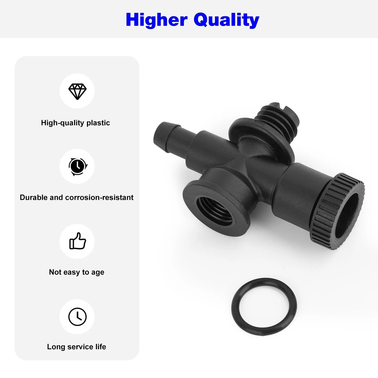 DEX2400S Filter Air Gauge Relief Valve Assembly Replacement For Hayward Pool Filters shown with o-ring accessory
