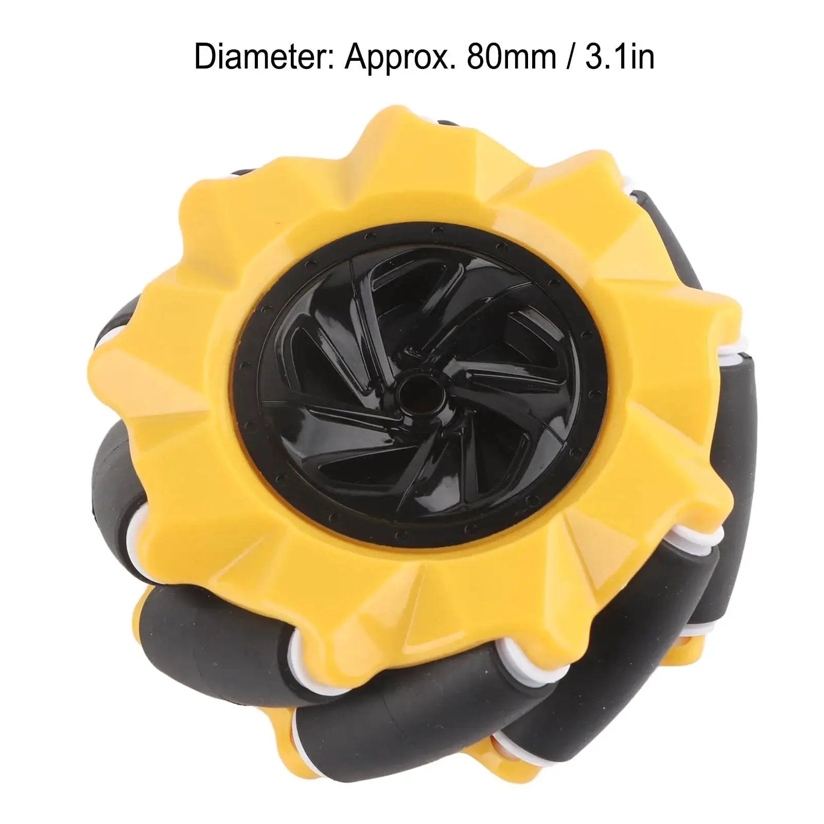 80mm Mecanum wheel part of Mecanum Wheel Kit For DIY Smart Car Projects Four Wheel Drive With 80mm ABS Rubber Wheels For TT Motors