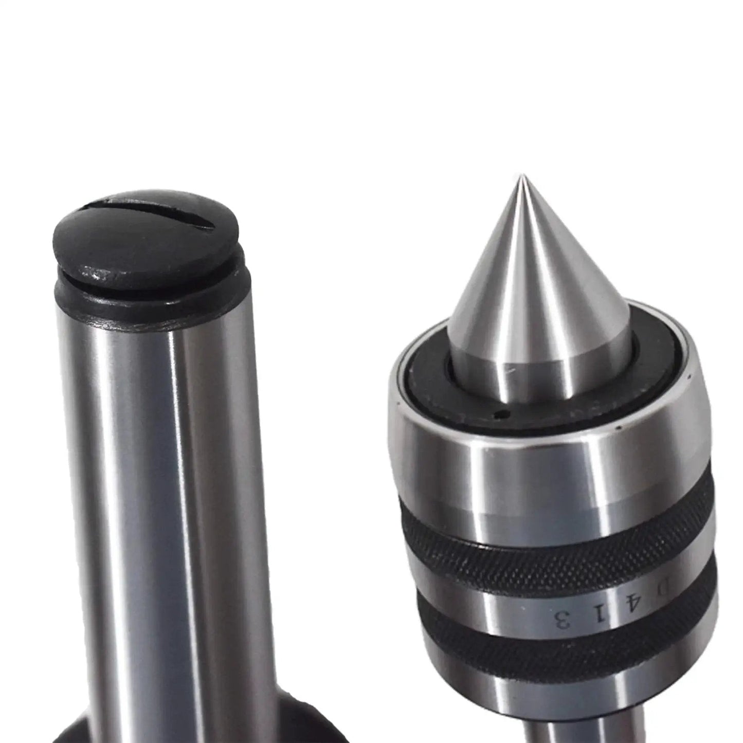 MT3 Morse Taper Live Center with 60 Degree Point 1MT Triple Bearing Lathe Center for High Speed Turning CNC Work