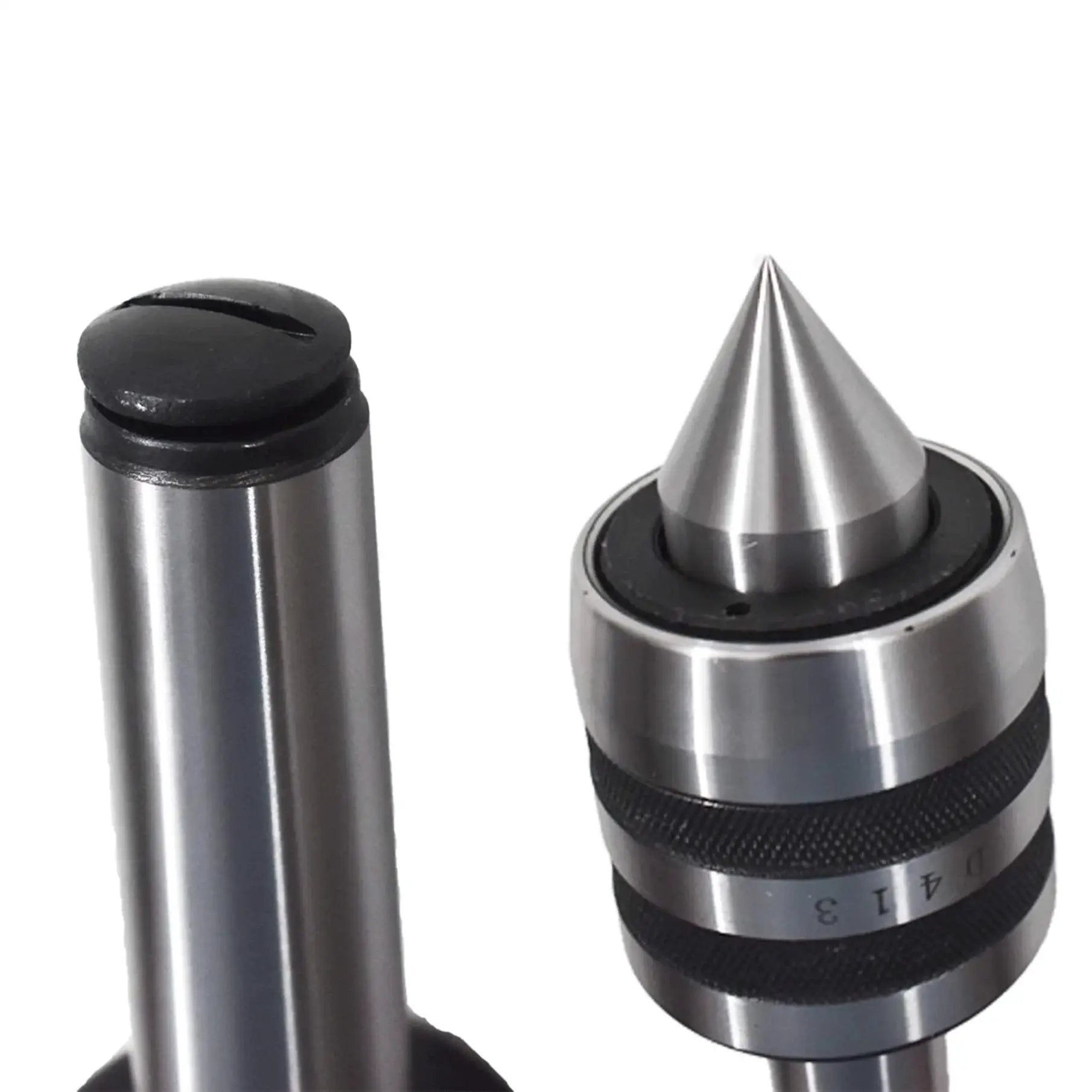 MT3 Morse Taper Live Center with 60 Degree Point 1MT Triple Bearing Lathe Center for High Speed Turning CNC Work