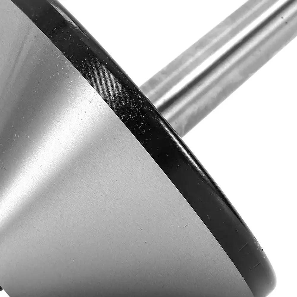 Close-up of Bull Nose Live Center MT3 Morse Taper 75 Degree Triple Bearing Lathe Centering Tool with alloy steel tailstock.
