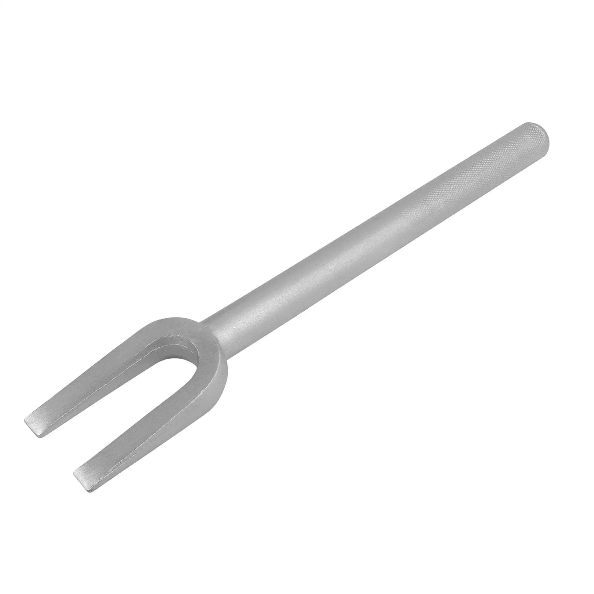 15 16 Inch Ball Joint Separator Pickle Fork Tool Tie Rod Tool Heavy Duty Steel, view of the metal fork head and handle