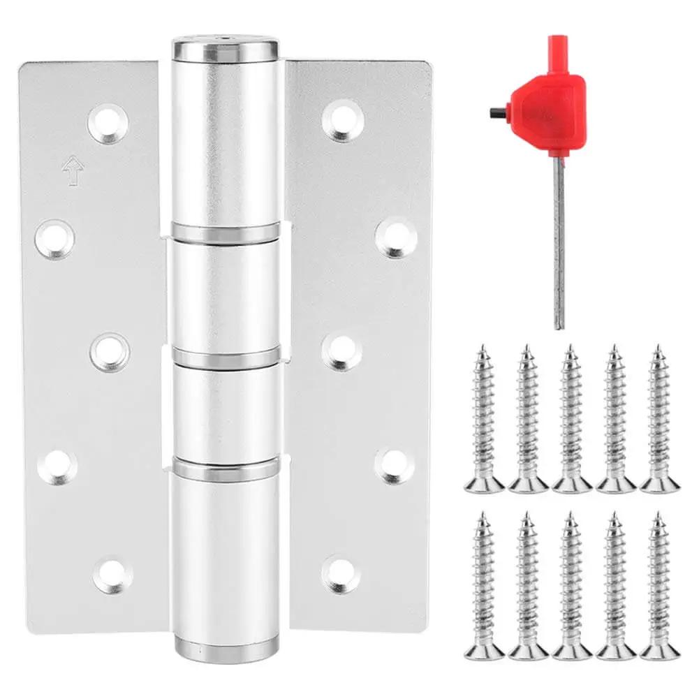 E Type Concealed Door Hinge With Hydraulic Automatic Closing And Damping Aluminum Construction Adjustable Speed Silent Operation