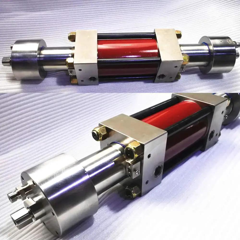 Red Stainless Steel Modern Waterjet Intensifier Pump 380Mpa High Pressure 60k Beefy Output Complete Intensifier Assemblies 0105583