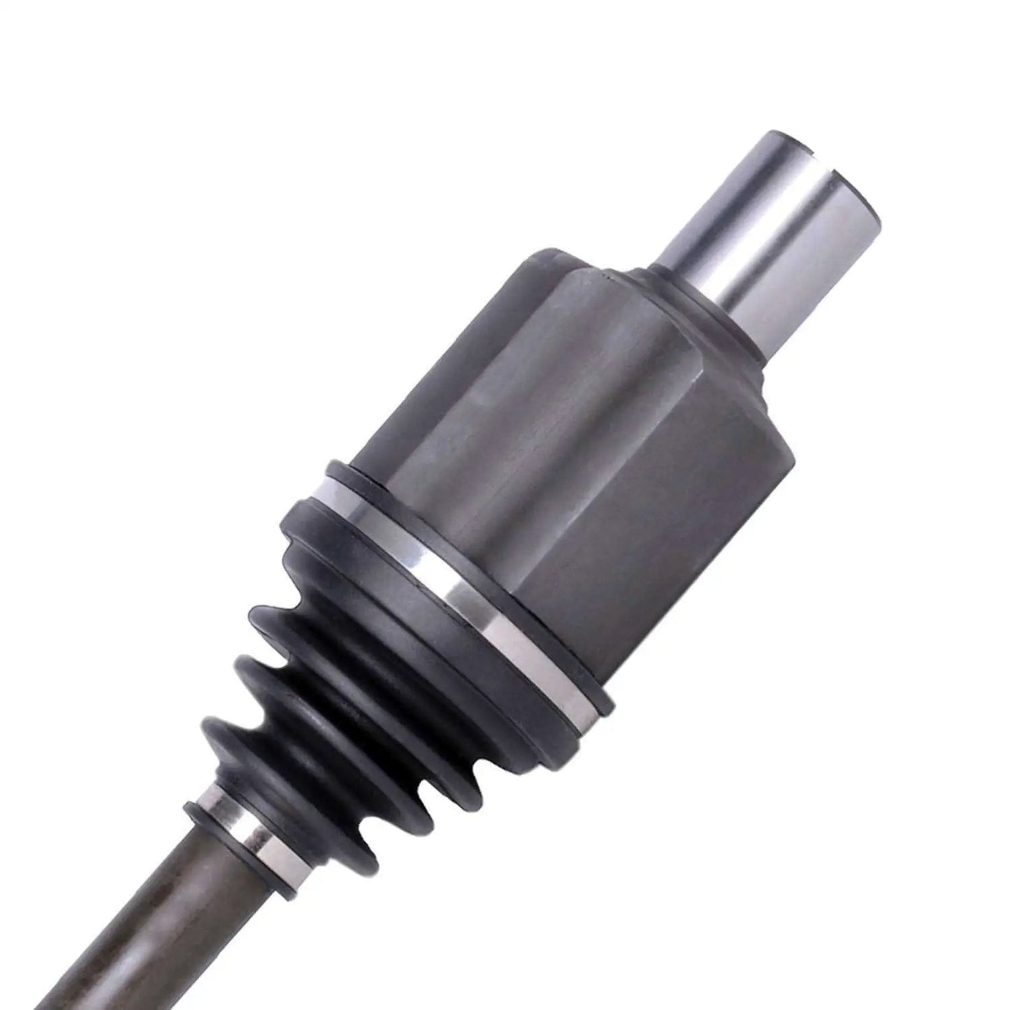 Close-up of Front CV Axle Half Shaft for 06-11 Cadillac DTS, DeVille, Seville, Buick Lucerne 4.6L, durable replacement component