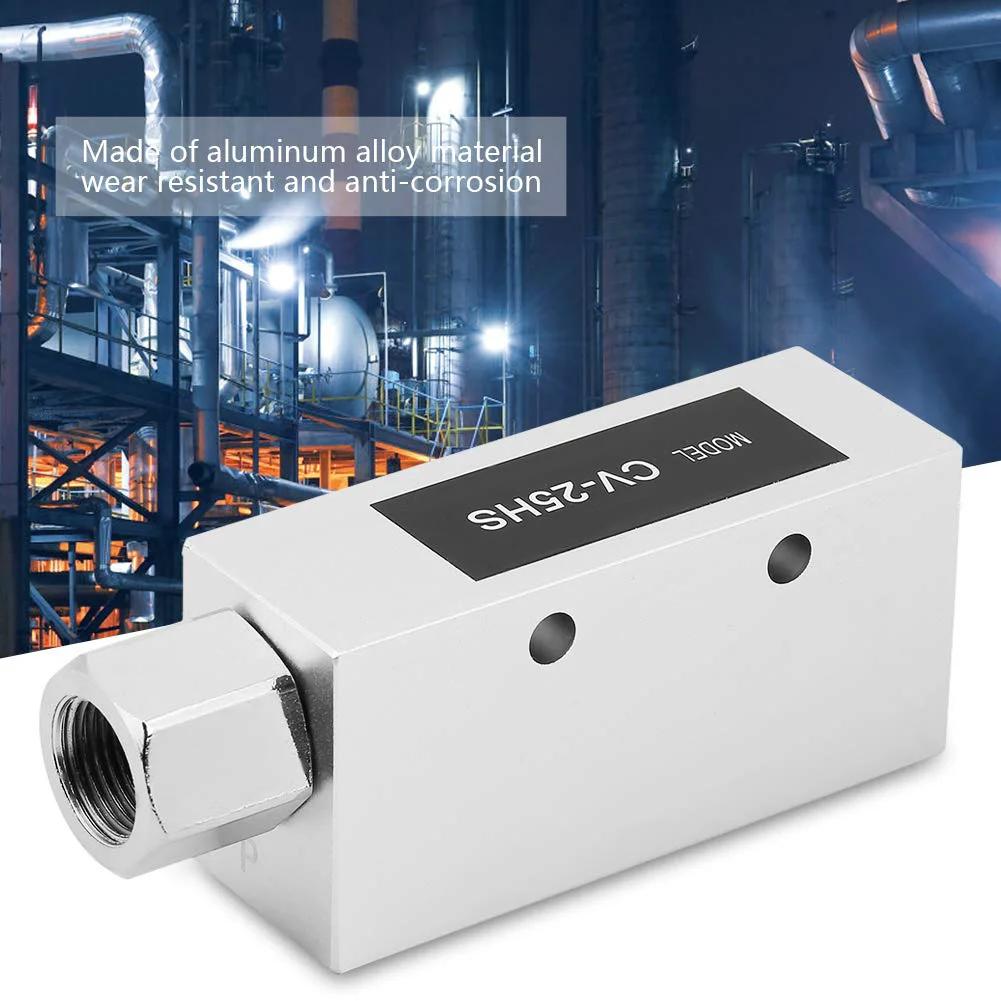 CV25HS Vacuum Generator Ejector For Pneumatic Systems With 1.5 Millimeter Nozzle And Rp One Quarter Inch Thread Diameter Aluminum Alloy Construction