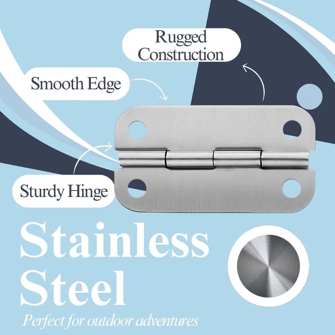 Heavy Duty 316 Stainless Steel Cooler Hinges Replacement Kit For Igloo Ice Chests 3 Pack Fits 25 To 165 Quart Coolers