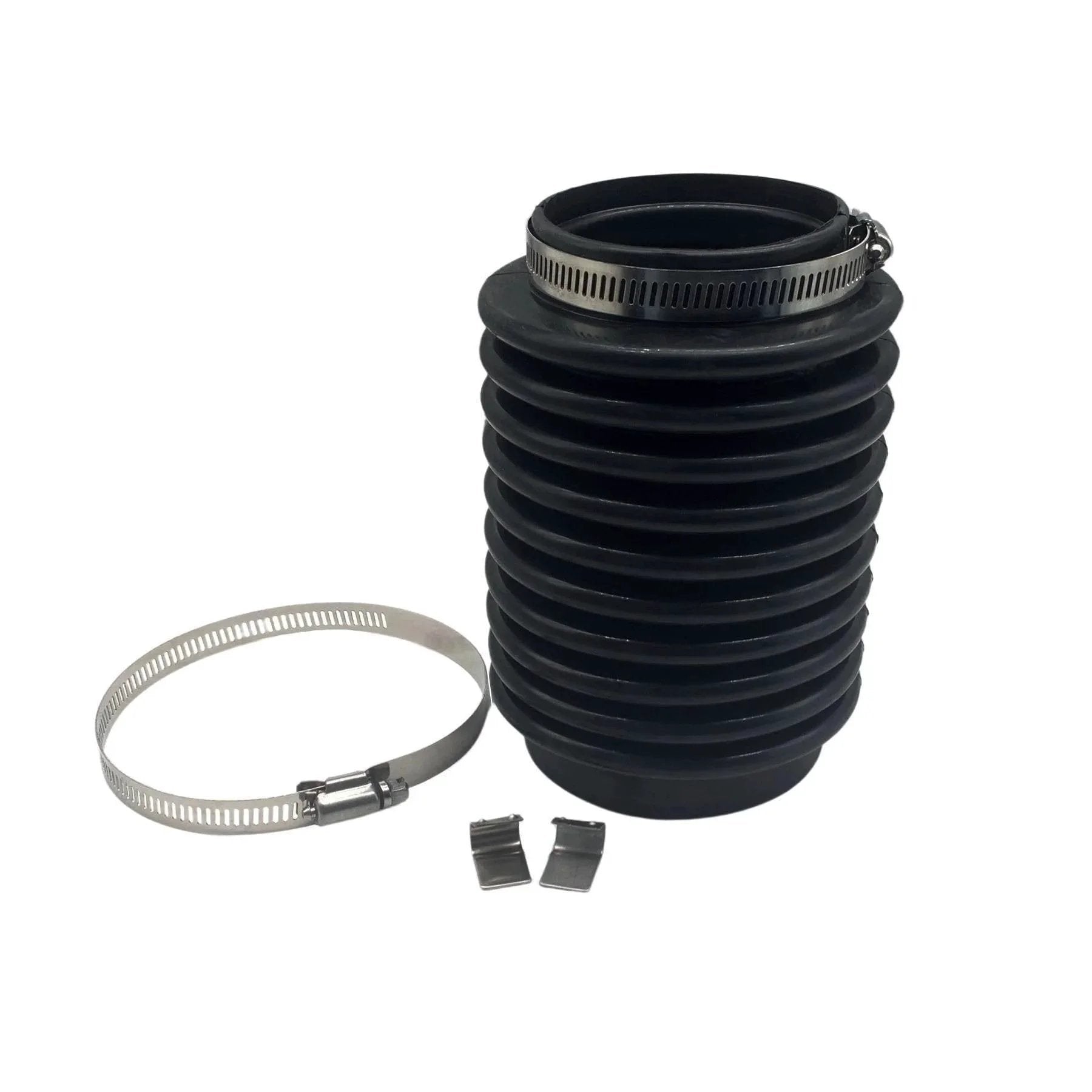 Exhaust Bellows Replacement For Volvo Penta AQ Sterndrive Engines Fits AQ200 250 270 275 280 280DP 290 290DP shown with clamps