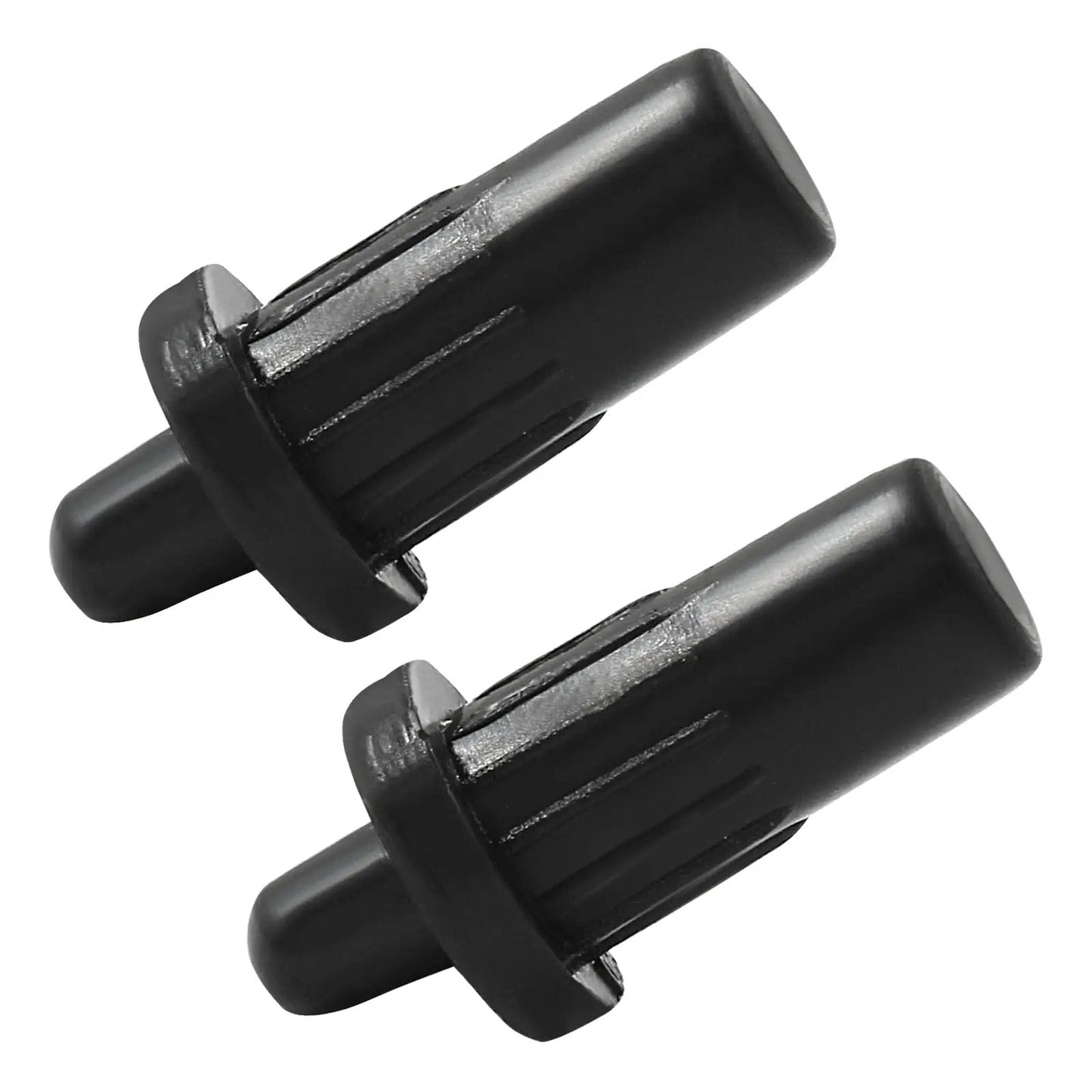 20 Pcs Cabinet Door Dampers Pin Plunger Replacement Kit For Window Shutters Black Easy Install Buffer Pins For Smooth Quiet Close And No Squeak Operation In Home Improvement Projects, shown in close-up view