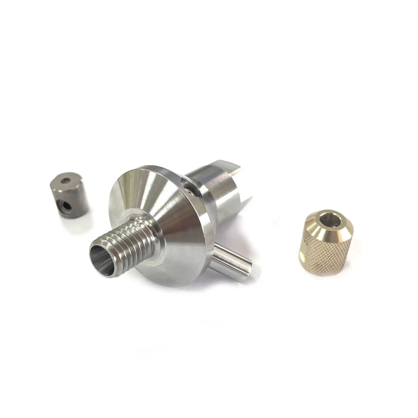 Water Jet Cutter Head Body Spare Parts For Waterjet Cutting Machines Durable Replacement Water Jet Head Assembly High Quality Water Jet Cutter Part Fits BHDT And BFT Models Fast Worldwide Shipping shown in metallic components