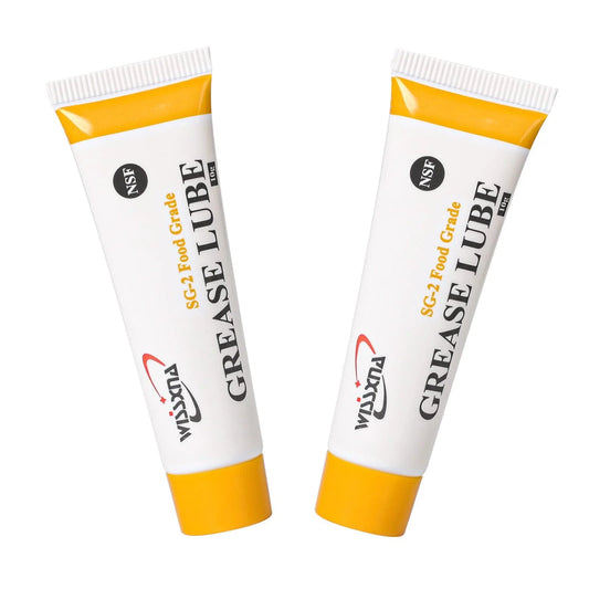 Food Grade Silicone Grease For Sanitary Machines And Food Processing Equipment Prevents Valves And O Rings From Sticking Pro Grade Lube Wissxna Dual Tube 20 Gram Pack