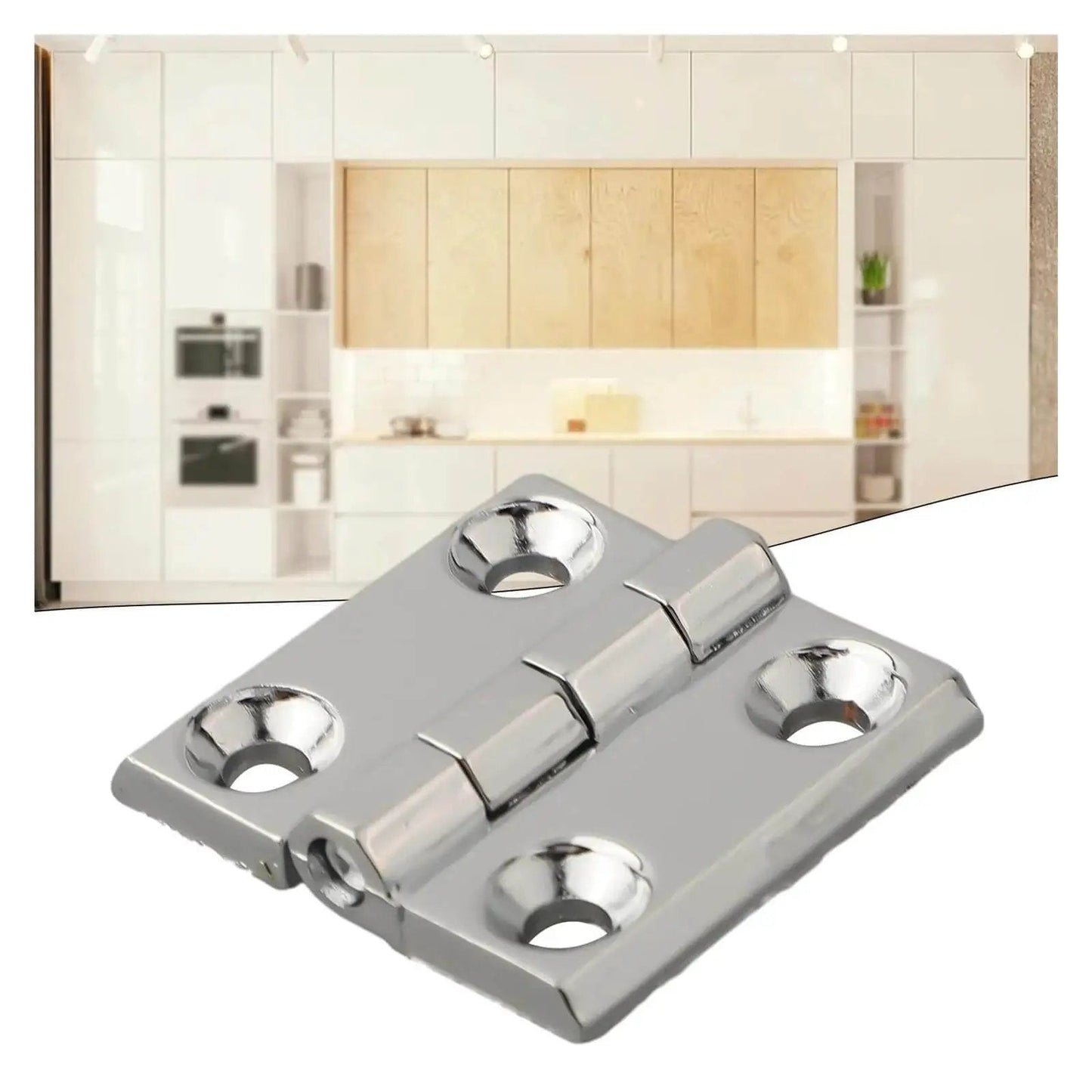 Adjustable Butt Door Hinge For Cabinets And Furniture Self Closing And Quiet Operation Heavy Duty Stainless Steel