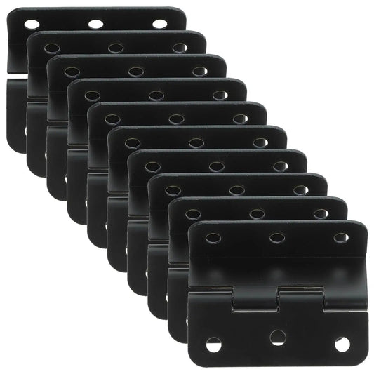Heavy Duty Iron Cabinet Hinges 10 Piece Pack for Doors and Cabinets, Rust Resistant Box Hinges Replacements for Home Furniture