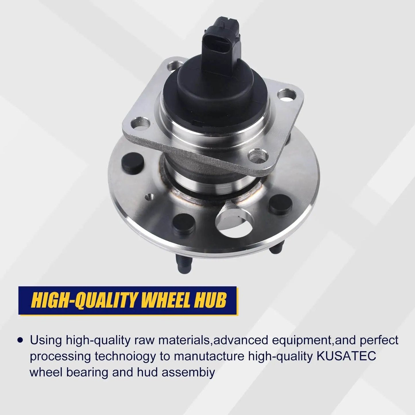 Close-up of Rear Wheel Hub Bearing Assembly 512003 for Cadillac, Buick, Chevy, Oldsmobile, Pontiac; 5-lug with ABS.