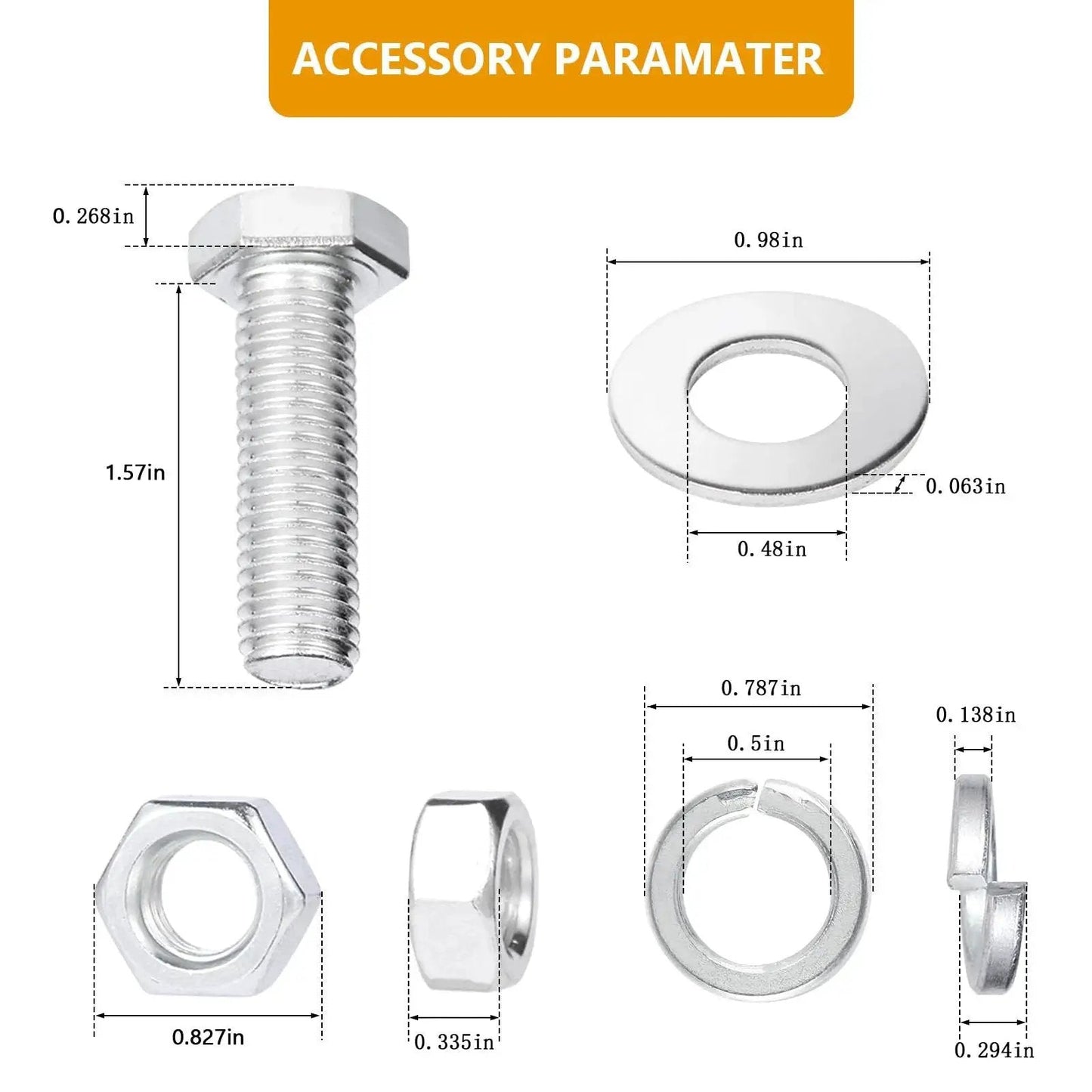2 Pack UCP205-16 Mounted Pillow Block Ball Bearing Set With 1 Inch Bore Bearing Steel Construction Industrial Grade Includes Four Bolt and Nut Sets for Quick Mounting and Durable Operation in Machinery accessory dimensions
