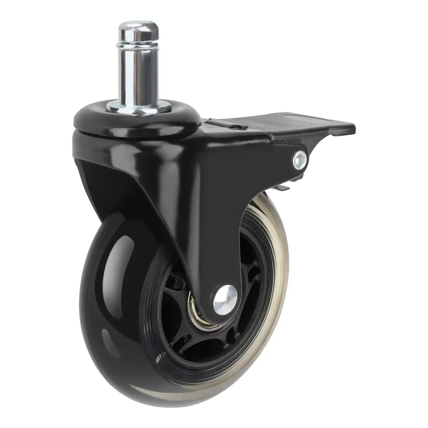 3 Inch Swivel Caster Wheel With Brake Replacement For Pellet Grills HDW302 Universal Compatibility for Timberline 1300