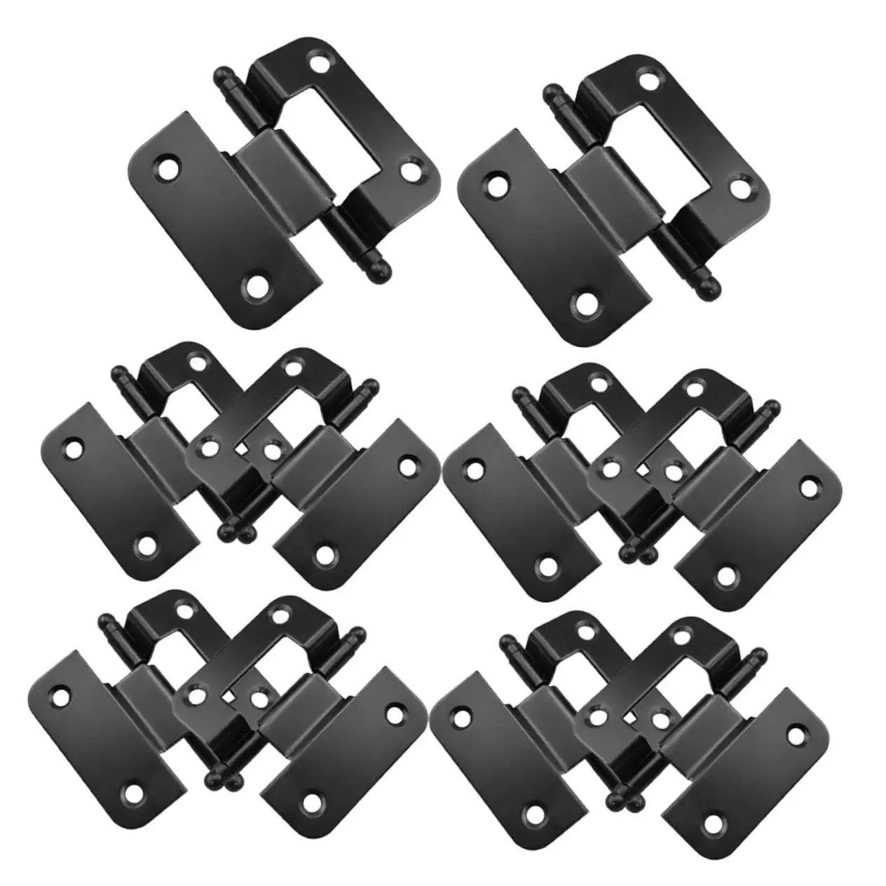 Durable Iron Kitchen Cabinet Door Hinges For Home Furniture Cupboards Self Closing Concealed Hinges With High Load Bearing Capacity Smooth Surface Heavy Duty 10 Pcs Great For Repairs And Replacements In Everyday Kitchen And Cabinet Makeovers Tough As