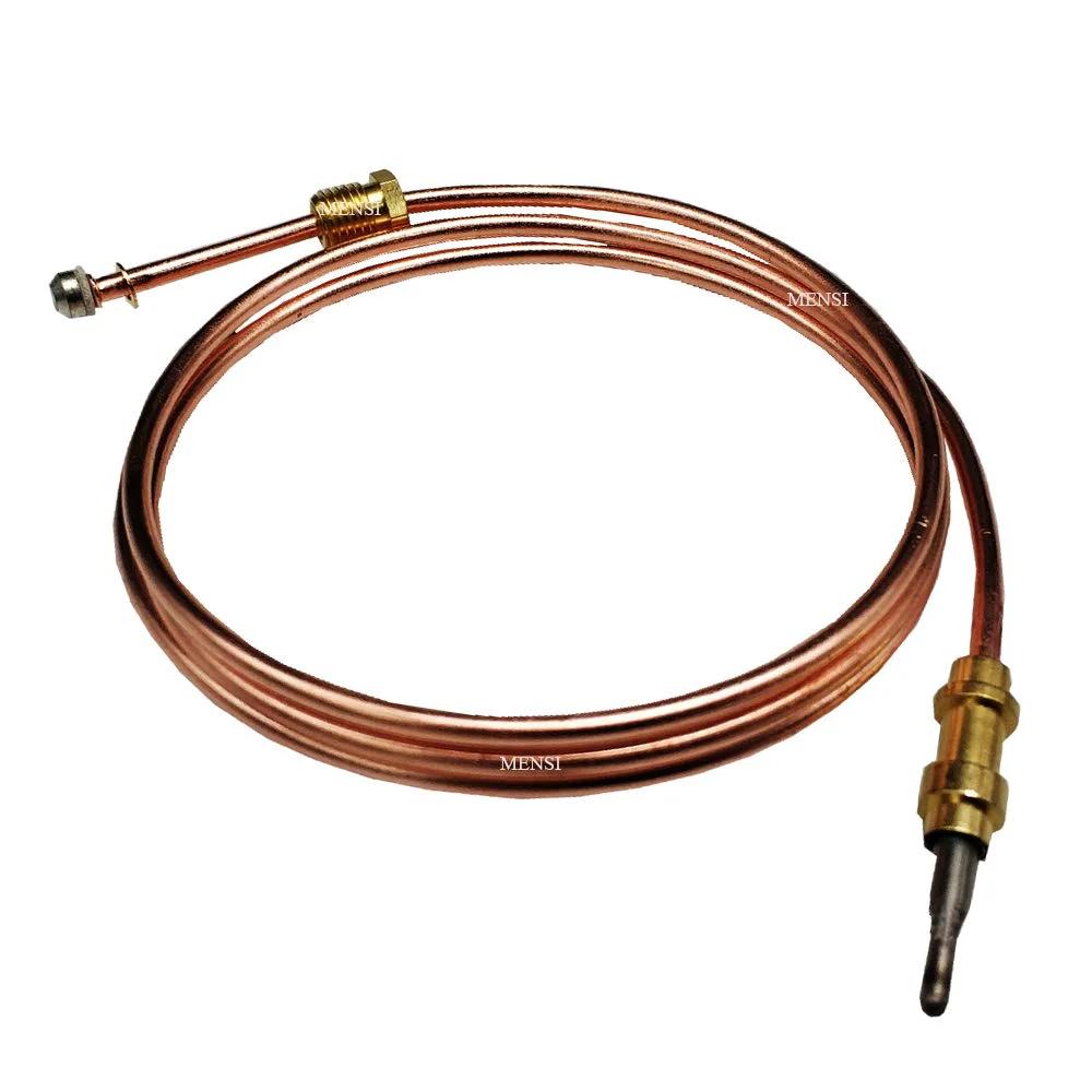 39.5 Inch Gas Heater Thermocouple Replacement For Desa LP Vent Free Wall Heaters 098514-01 Copper polished thermocouple with end nuts.