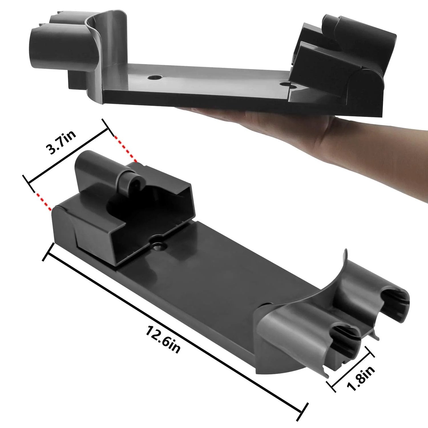 Close-up of Docking Station Wall Mount Accessory For Dyson V7 And V8 Cordless Vacuum Cleaners Replaces Part 967741-01