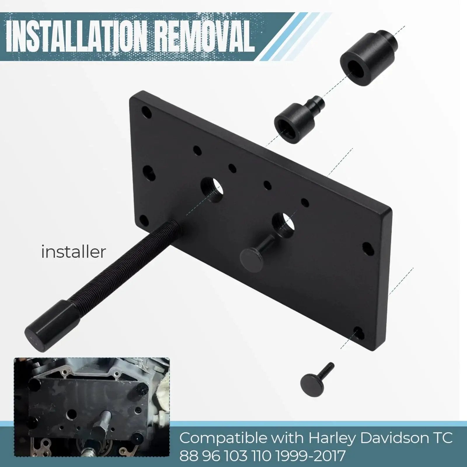 Inner Cam Bearing Installer Tool For Harley Davidson Twin Cam And Dyna Engines TC 88 96 103 110 From 1999 To 2017 All Models